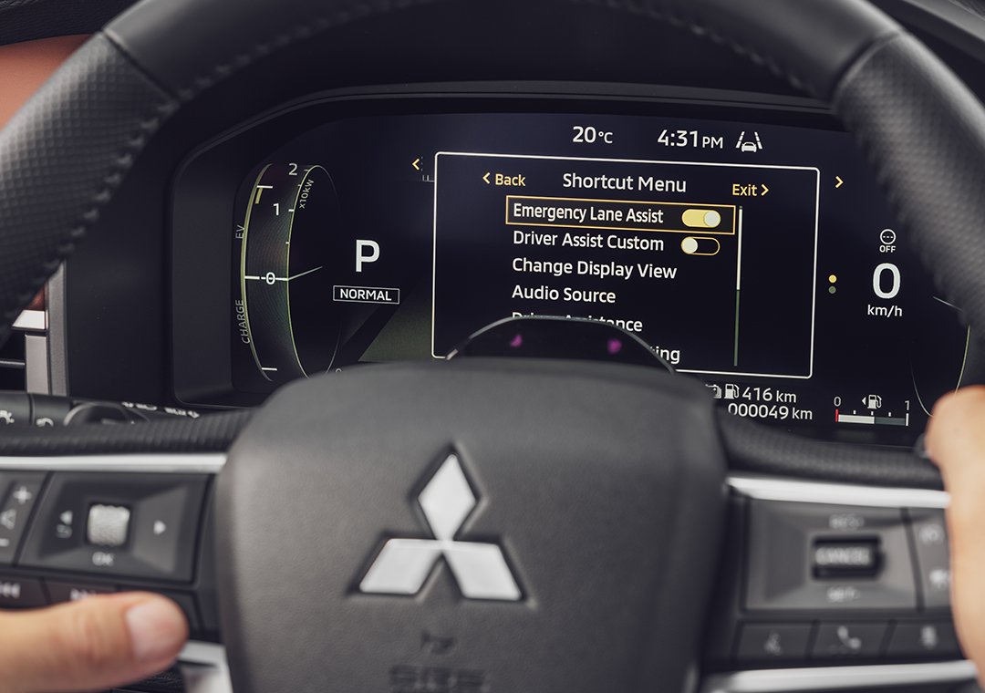 Nové Mitsubishi OUTLANDER PHEV - bezpečnost